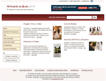 Tablet Screenshot of hn.mivestidodeboda.com